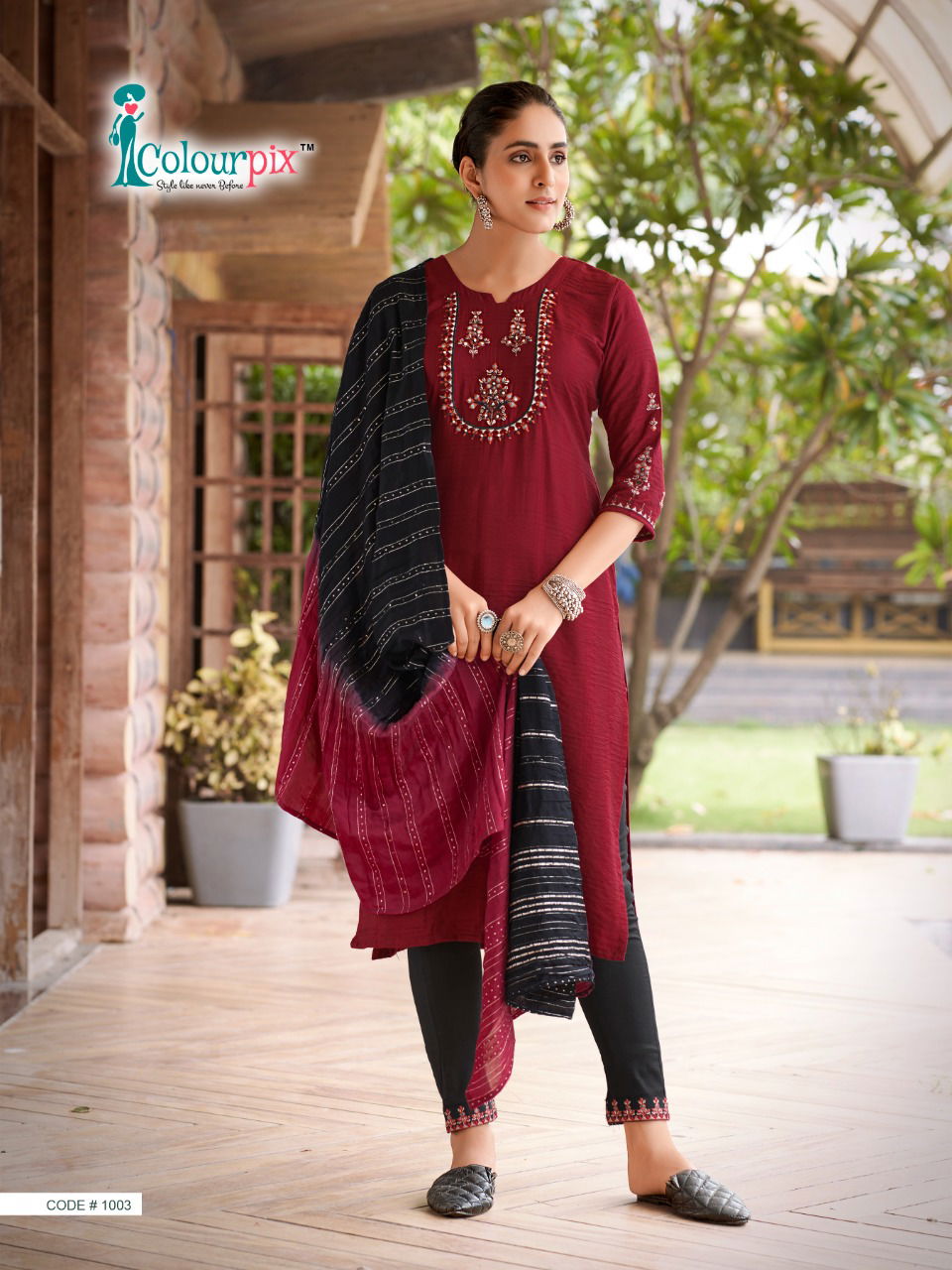 Colourpix Manohari 1 Fancy Wear Wholesale Kurti With Bottom Dupatta Collection 